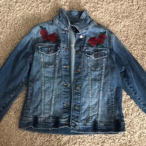 Beauty and the beast jean jacket